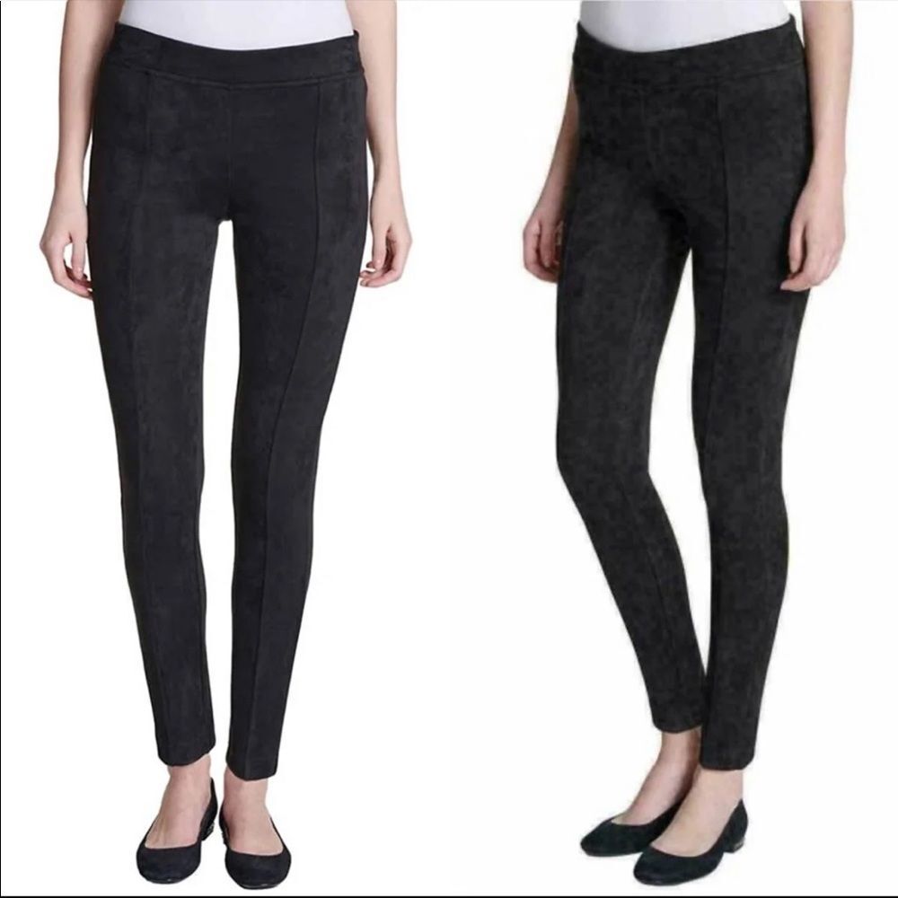 ANDREW MARC FAUX SUEDE PANTS